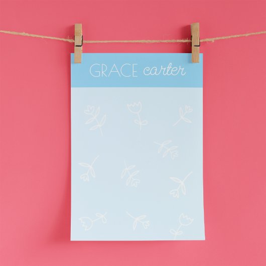 Notes post-it® des fleurs