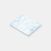 Notes post-it des flocons de neige (Incliné)