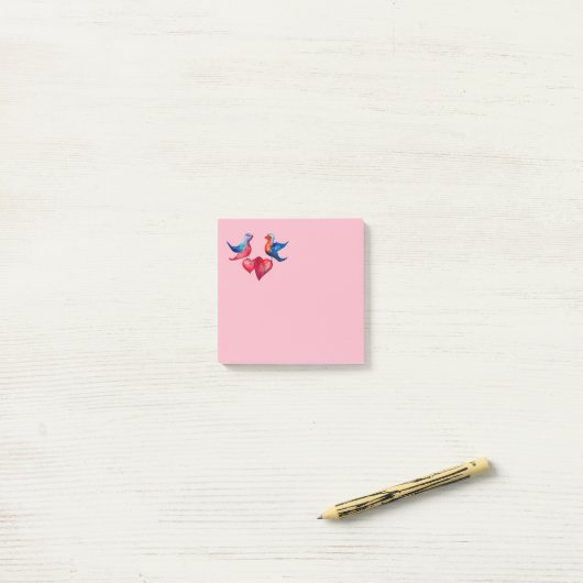 Notes post-it des Inséparables (Sur un bureau)