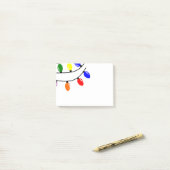 Notes post-it des lumières tangentes (Sur un bureau)