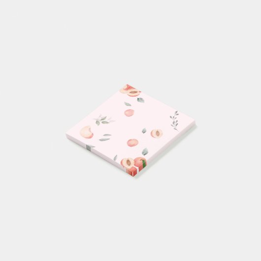 Notes post-it des pêches (Incliné)