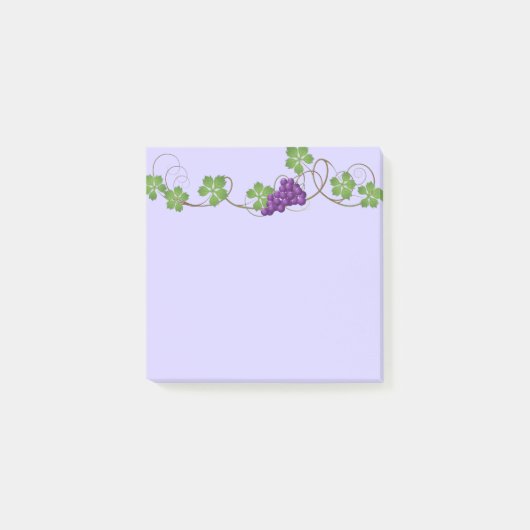 Notes post-it des raisins (Devant)