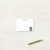 Notes post-it d'Halloween Éffrayant personnalisées (Sur un bureau)