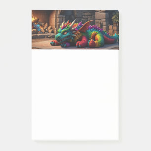 Notes post-it dragon