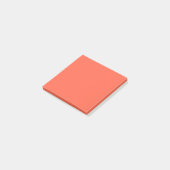 Notes post-it du Carré rouge tomate (Incliné)