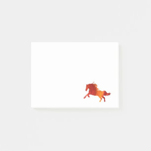 Notes post-it® du cheval de feu
