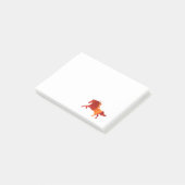 Notes post-it® du cheval de feu (Incliné)