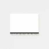 Notes Post-it du clavier de piano (Devant)