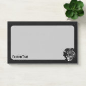 Notes post-it du crâne (Bureau)