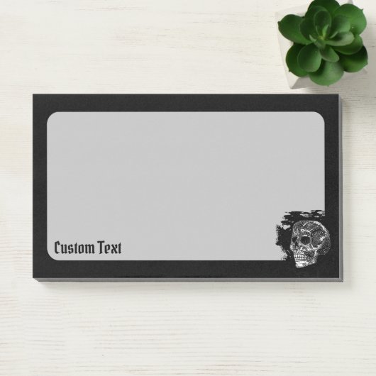 Notes post-it du crâne (Bureau)