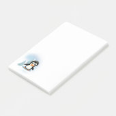 Notes post-it du dessin animé Penguin (Incliné)
