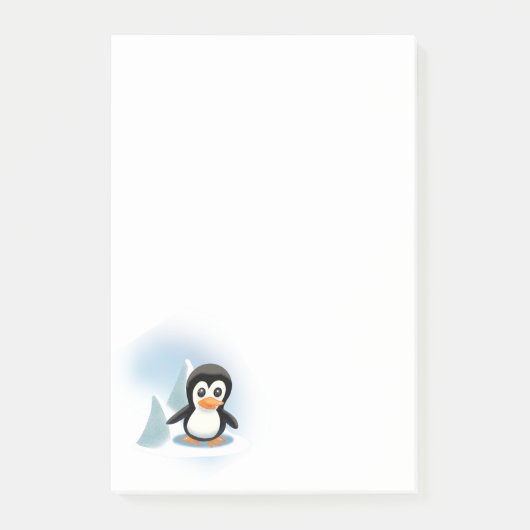 Notes post-it du dessin animé Penguin (Devant)
