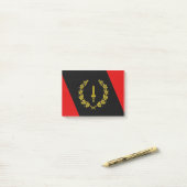 Notes post-it du drapeau du patrimoine de l'Amériq (Sur un bureau)