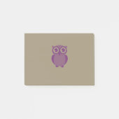 Notes post-it® du hibou pourpre (Devant)