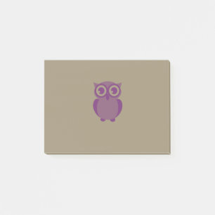 Notes post-it® du hibou pourpre