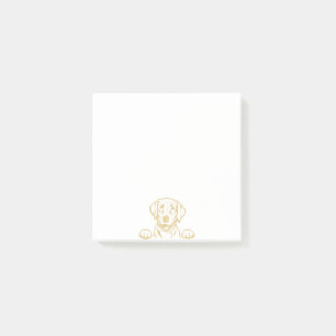 Notes post-it du laboratoire jaune de 3 po x 3 po