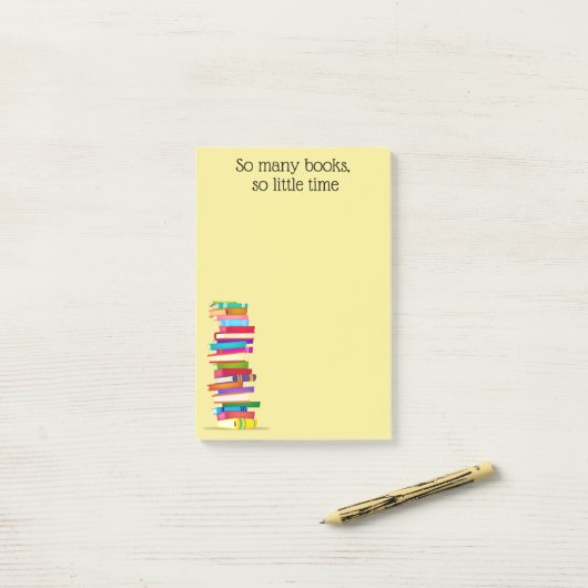 Notes post-it du Louveur de livres (Sur un bureau)