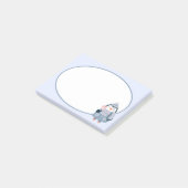 Notes post-it du manchot d'hiver (Incliné)