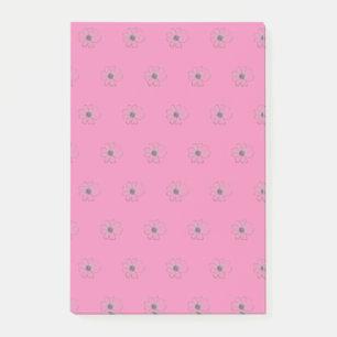 Notes post-it du Motif de fleurs
