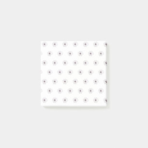 Notes post-it du Motif de fleurs