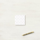 Notes post-it du Motif de fleurs (Sur un bureau)