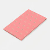 Notes post-it du Motif de fleurs (Incliné)