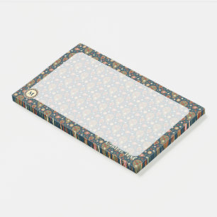 Notes post-it du Motif de fraises Paisley