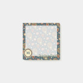 Notes post-it du Motif de fraises Paisley (Devant)