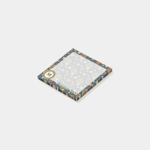 Notes post-it du Motif de fraises Paisley