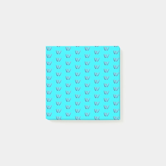 Notes post-it du Motif papillon (Devant)