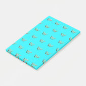 Notes post-it du Motif papillon (Incliné)