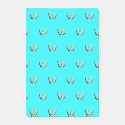 Notes post-it du Motif papillon (Devant)