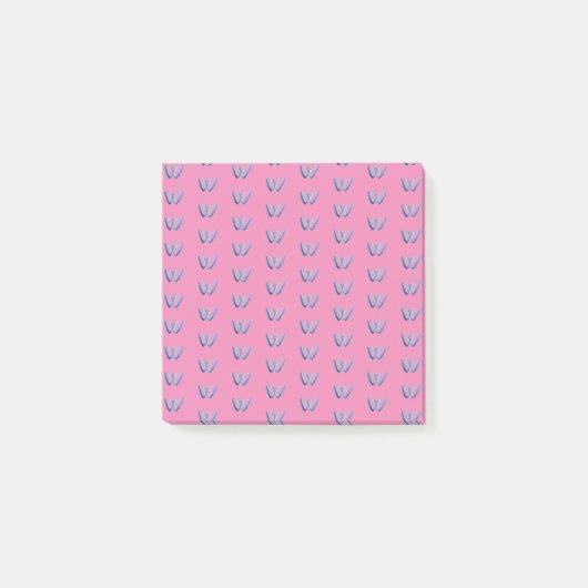 Notes post-it du Motif papillon (Devant)