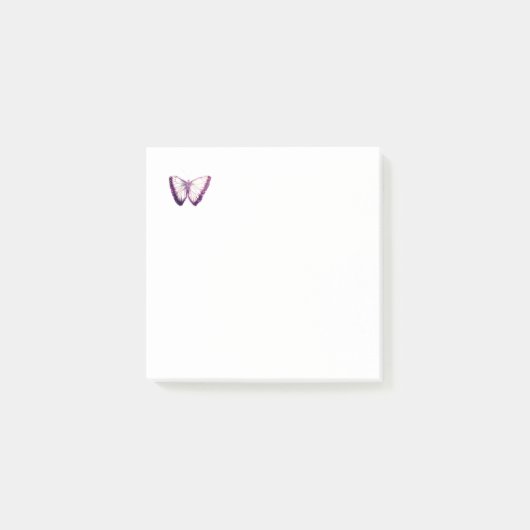 Notes post-it du Motif papillon (Devant)