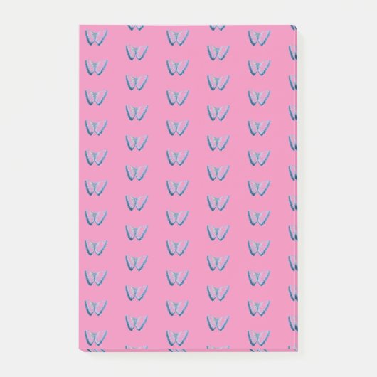 Notes post-it du Motif papillon (Devant)