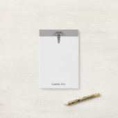 Notes post-it du noeud celtique Caduceus (Sur un bureau)