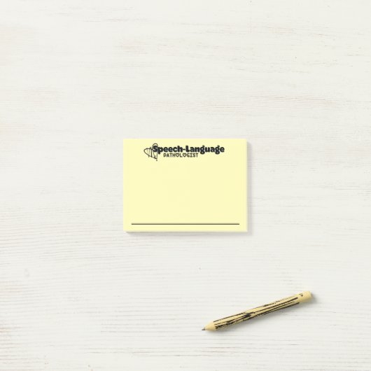 Notes post-it du pathologiste du langage vocal (Sur un bureau)