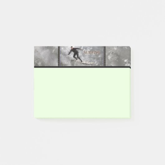 Notes post-it du surfeur (Devant)
