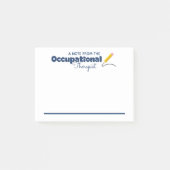 Notes post-it d'un ergothérapeute (Devant)