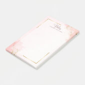 Notes Post-It® Élégantes à Nom Personnalisé (Incliné)