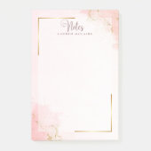 Notes Post-It® Élégantes à Nom Personnalisé (Devant)