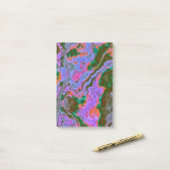 Notes post-it en marbre aigre (Sur un bureau)