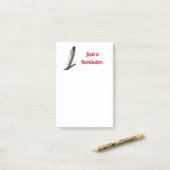 Notes post-it en plume (Sur un bureau)