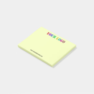 Notes Post-it® Exemple de texte de logo d'entrepri