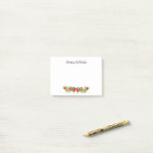 Notes post-it Festive Holiday Garland (Sur un bureau)