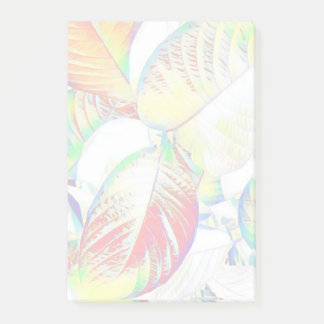 Notes post-it Feuilles de Shiny Pastel