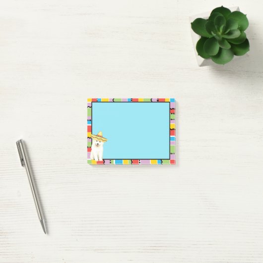 Notes post-it Fiesta Samoyed (Bureau)