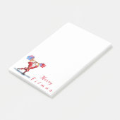 Notes post-it® Fitness Père Noël (Incliné)