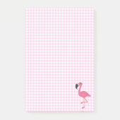 Notes Post-it® Flamant rose (Devant)