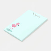 Notes post-it Flamant rose (Incliné)
